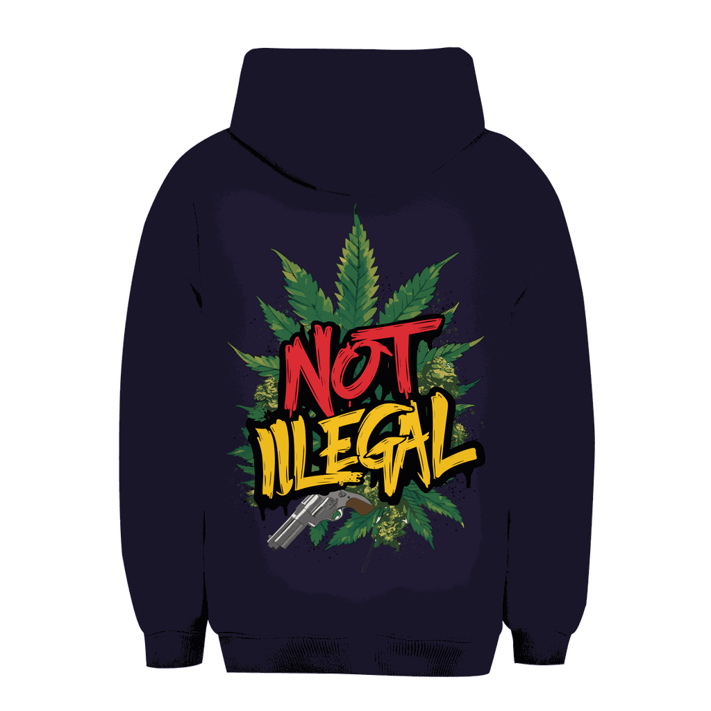 Unisex Oversize Hoodie - Not Illegal | Division420®
