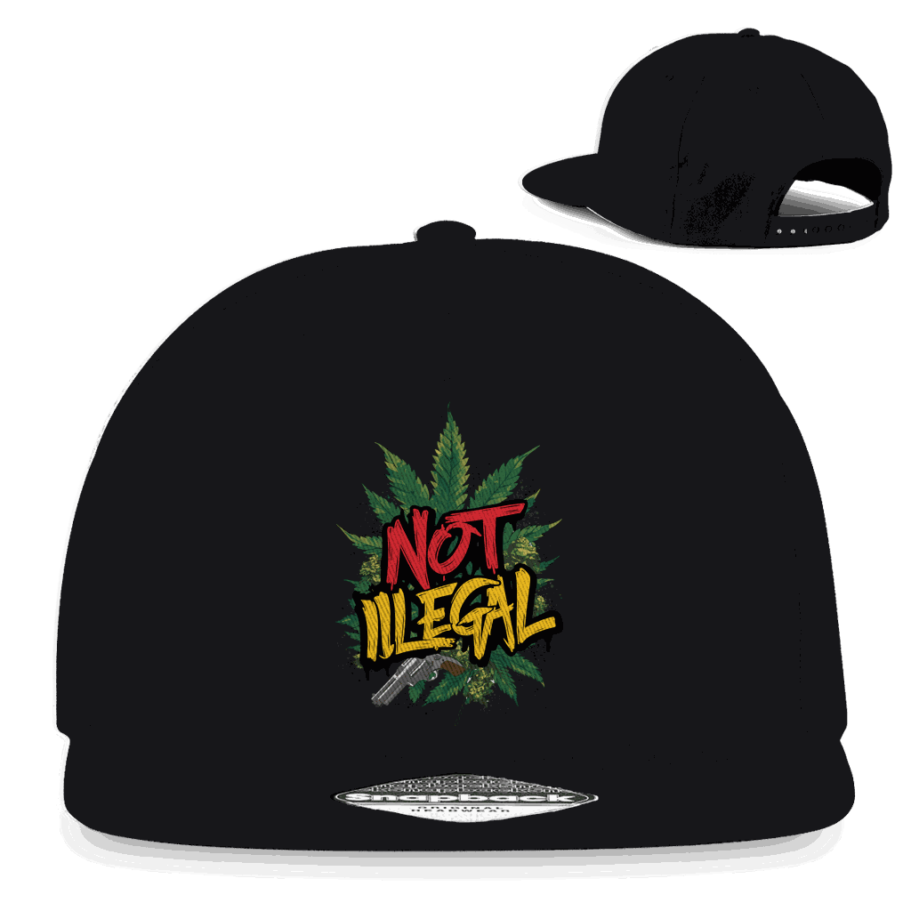Snapback Rapper Cap - Not Illegal | Division420®