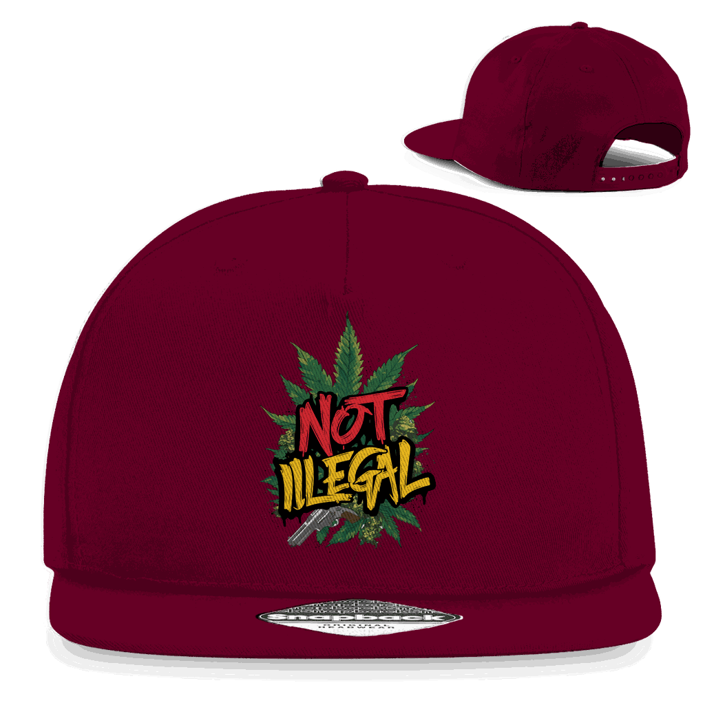 Snapback Rapper Cap - Not Illegal | Division420®