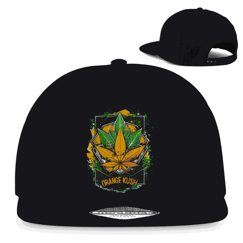 Snapback Rapper Cap - Orange Kush | Division420®