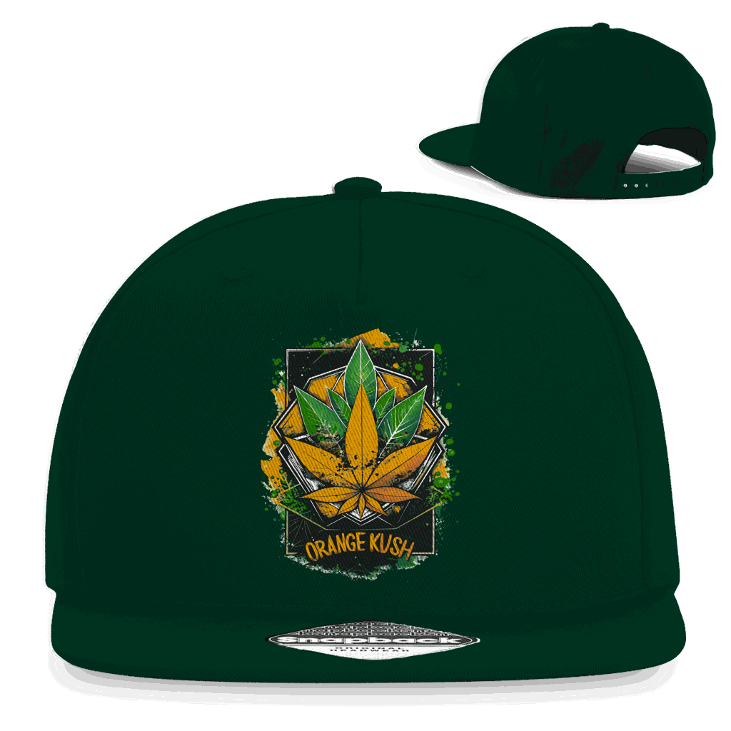 Snapback Rapper Cap - Orange Kush | Division420®