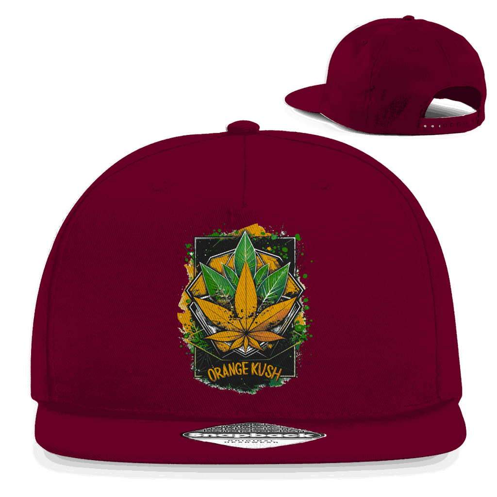 Snapback Rapper Cap - Orange Kush | Division420®