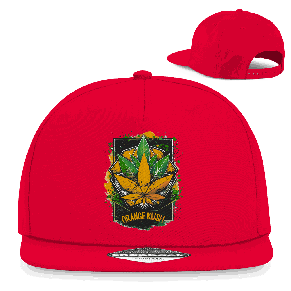 Snapback Rapper Cap - Orange Kush | Division420®