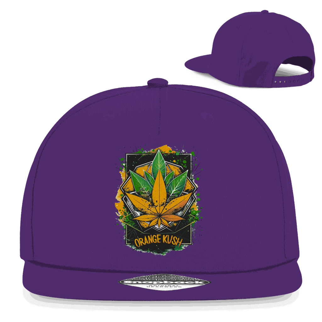 Snapback Rapper Cap - Orange Kush | Division420®