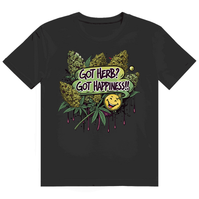 Heavy Cotton T-Shirt - Got Herb? Got Happiness! | Division420®