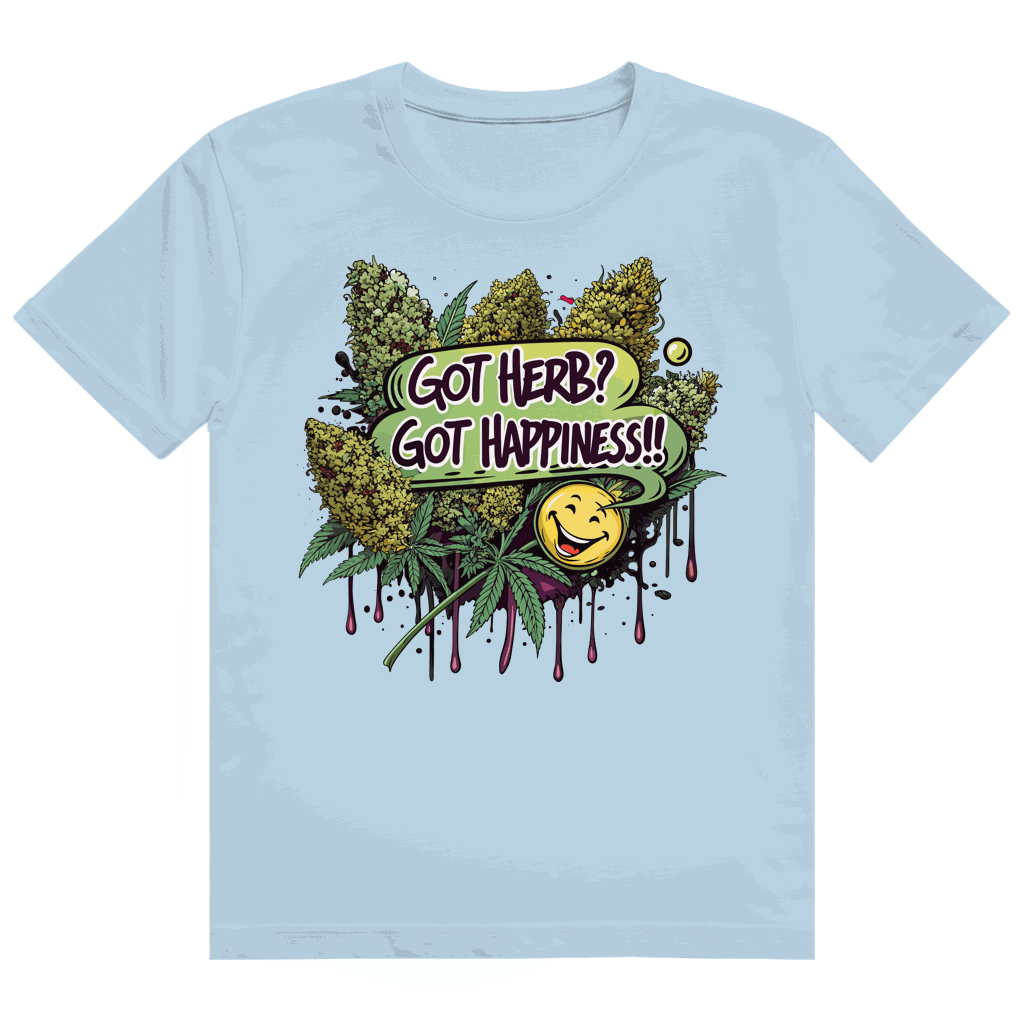 Heavy Cotton T-Shirt - Got Herb? Got Happiness! | Division420®