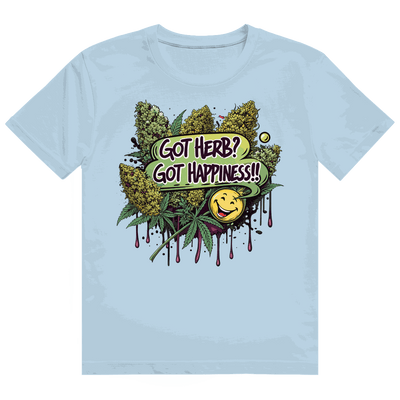 Heavy Cotton T-Shirt - Got Herb? Got Happiness! | Division420®