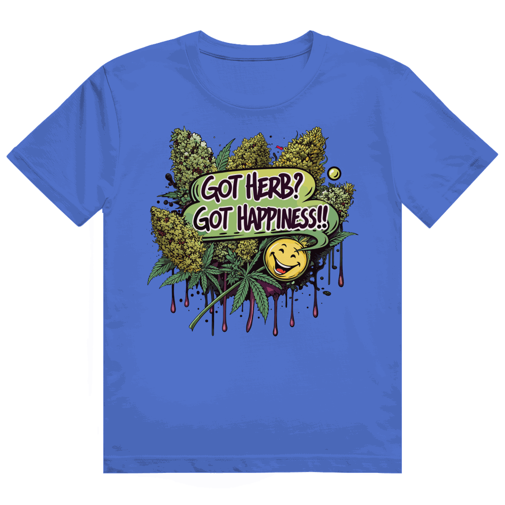 Heavy Cotton T-Shirt - Got Herb? Got Happiness! | Division420®