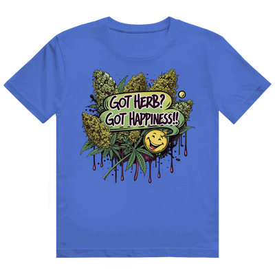 Heavy Cotton T-Shirt - Got Herb? Got Happiness! | Division420®