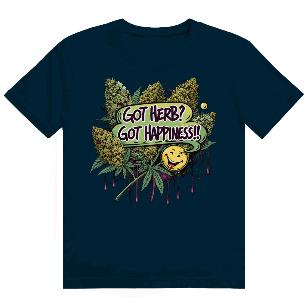 Heavy Cotton T-Shirt - Got Herb? Got Happiness! | Division420®