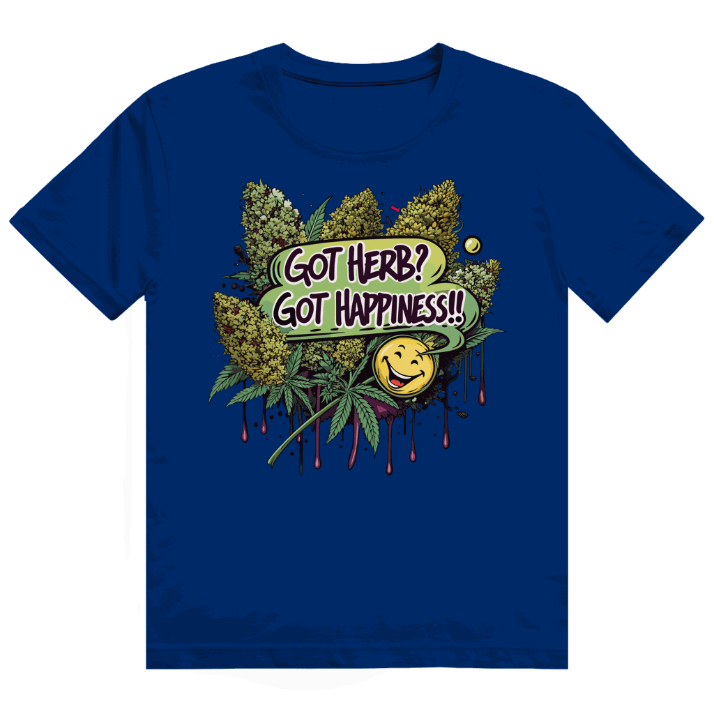 Heavy Cotton T-Shirt - Got Herb? Got Happiness! | Division420®