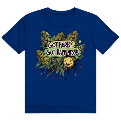 Heavy Cotton T-Shirt - Got Herb? Got Happiness! | Division420®