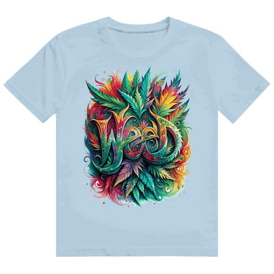 Heavy Cotton T-Shirt - Weed Art Print | Division420®
