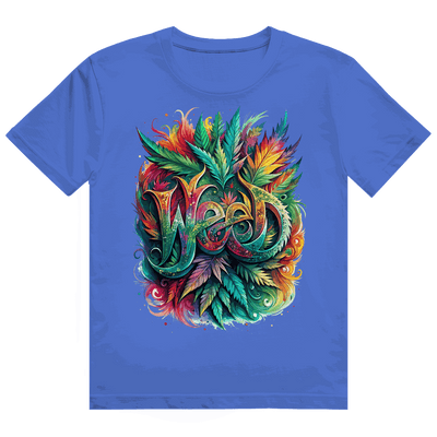 Heavy Cotton T-Shirt - Weed Art Print | Division420®