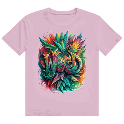 Heavy Cotton T-Shirt - Weed Art Print | Division420®