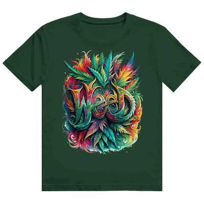 Heavy Cotton T-Shirt - Weed Art Print | Division420®