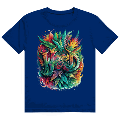 Heavy Cotton T-Shirt - Weed Art Print | Division420®