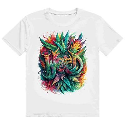 Heavy Cotton T-Shirt - Weed Art Print | Division420®