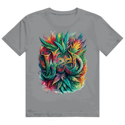 Heavy Cotton T-Shirt - Weed Art Print | Division420®