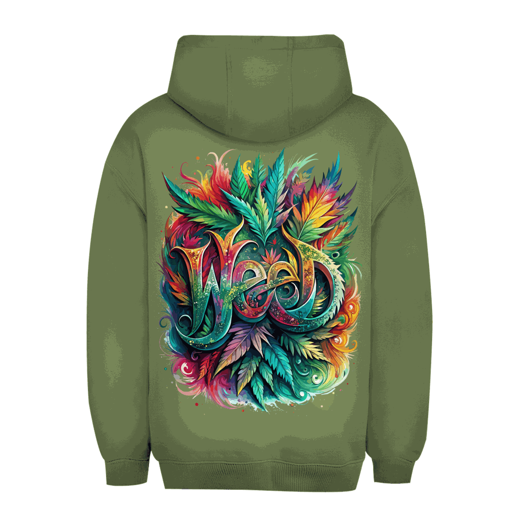 Unisex Oversize Hoodie - Weed Art Print | Division420®