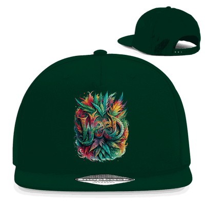 Snapback Rapper Cap - Weed Art Print | Division420®