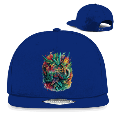 Snapback Rapper Cap - Weed Art Print | Division420®