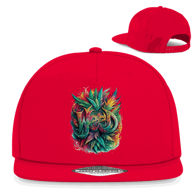 Snapback Rapper Cap - Weed Art Print | Division420®