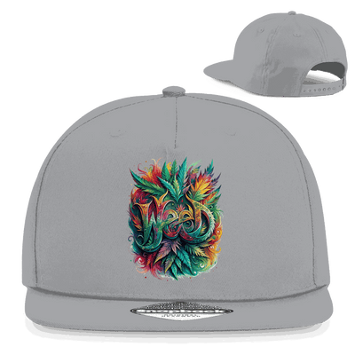Snapback Rapper Cap - Weed Art Print | Division420®