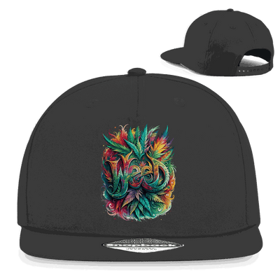 Snapback Rapper Cap - Weed Art Print | Division420®
