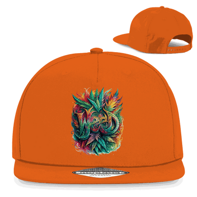 Snapback Rapper Cap - Weed Art Print | Division420®