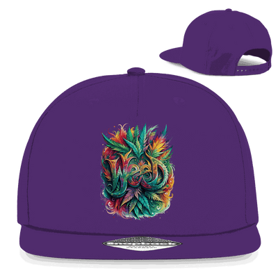 Snapback Rapper Cap - Weed Art Print | Division420®