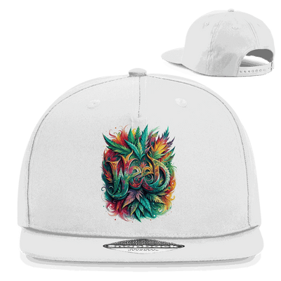 Snapback Rapper Cap - Weed Art Print | Division420®