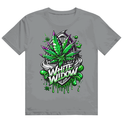 Division420 Heavy Cotton T-Shirt White Widow unisex streetwear with durable cotton and modern fit