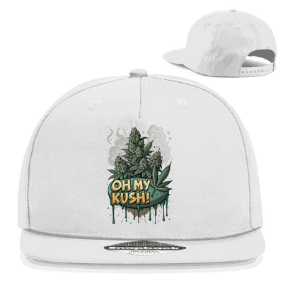Division420 Snapback Cap Oh my Kush 5-panel cotton twill streetwear hat with flat brim and snapback closure