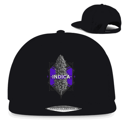 Snapback Rapper Cap - Indica Art Print | Division420®