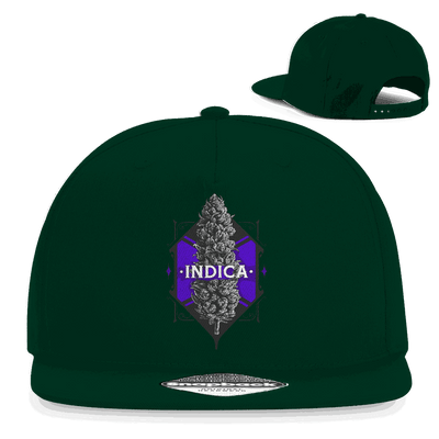 Snapback Rapper Cap - Indica Art Print | Division420®