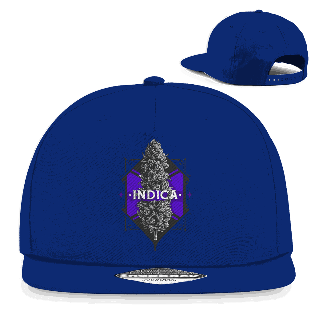 Snapback Rapper Cap - Indica Art Print | Division420®