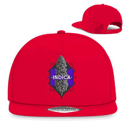Snapback Rapper Cap - Indica Art Print | Division420®