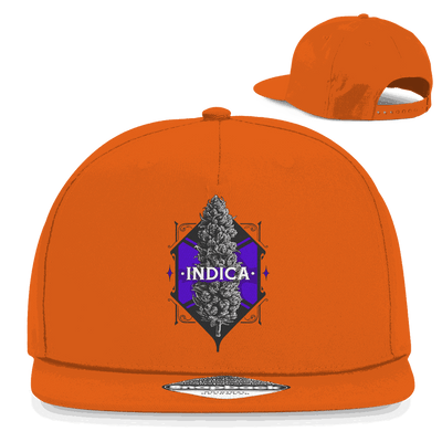 Snapback Rapper Cap - Indica Art Print | Division420®