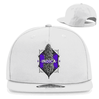 Snapback Rapper Cap - Indica Art Print | Division420®