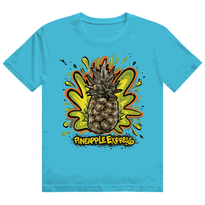 Heavy Cotton T-Shirt Pineapple Express by Division420 with size chart and streetstyle design