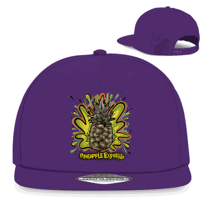 Division420 Snapback Rapper Cap Pineapple Express 5-panel cotton twill streetwear hat with flat brim and snapback closure
