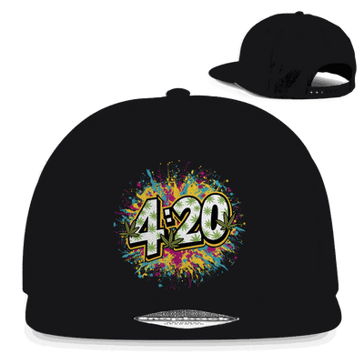 Division420 Snapback Cap 420 Art Print cotton twill 5-panel flat brim streetwear hat