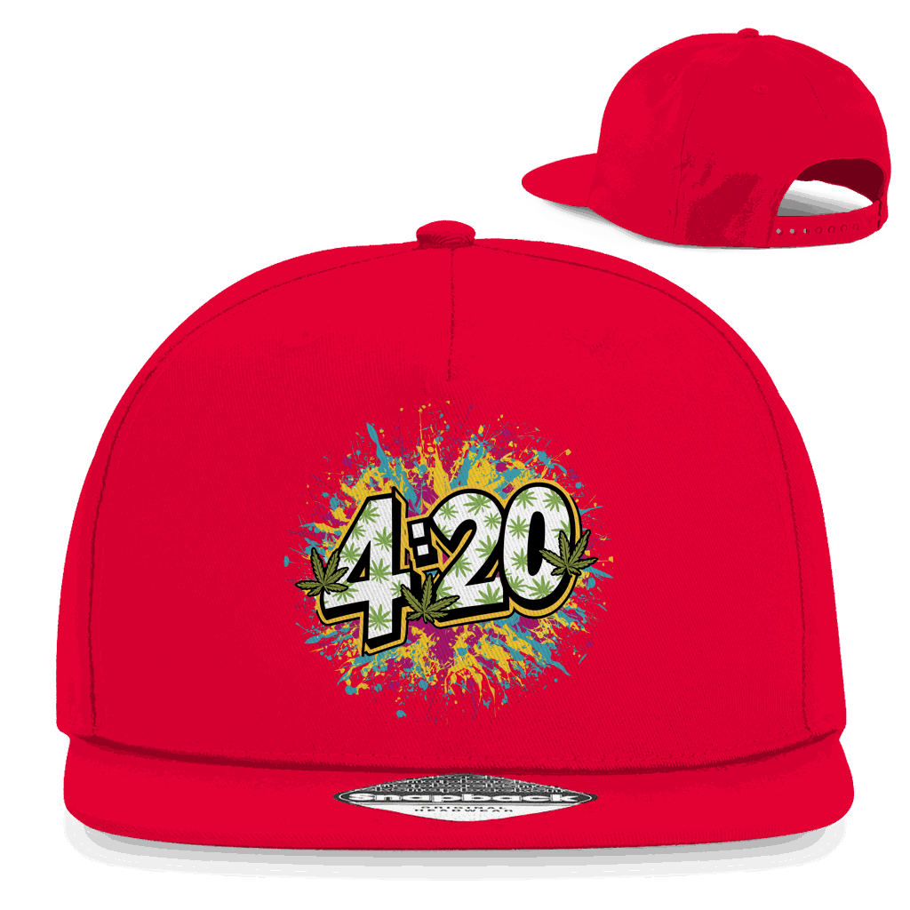 Snapback Rapper Cap - 420 Art Print | Division420®