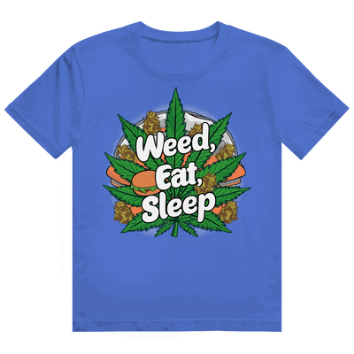 Heavy Cotton T-Shirt - Weed Eat Sleep | Division420®