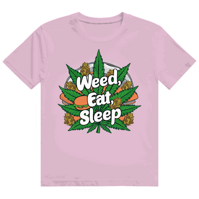 Heavy Cotton T-Shirt - Weed Eat Sleep | Division420®
