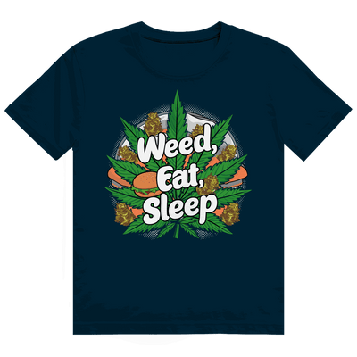 Heavy Cotton T-Shirt - Weed Eat Sleep | Division420®
