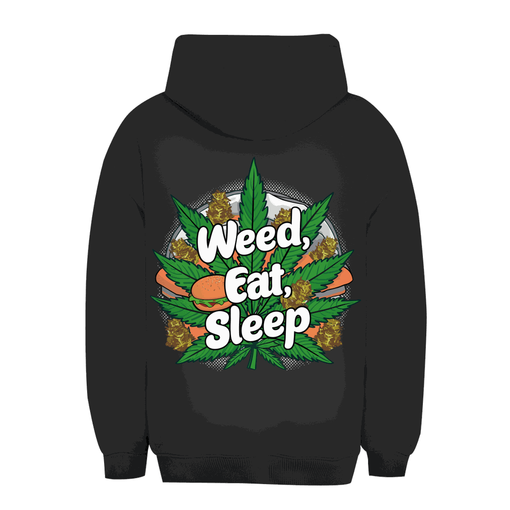 Unisex Oversize Hoodie - Weed Eat Sleep | Division420®
