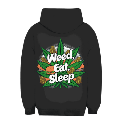 Unisex Oversize Hoodie - Weed Eat Sleep | Division420®