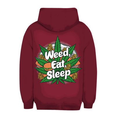 Division420 unisex oversize hoodie Weed Eat Sleep in urban street style